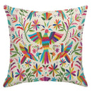 Colorful Birds & Flowers Printed Pillow Covers by Ljojo - Sofa, Bedroom, Car Pillows