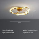 Ljojo Luxury Crystal Ceiling Lights for Home Decor - Modern LED Chandeliers