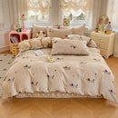 Ljojo 2025 Spring Summer Quilt Cover Set 13070 High-Count Cotton Bedding