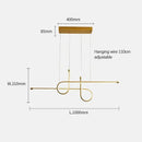 Ljojo Minimalist Nordic LED Pendant Light for Dining Room - Stylish Modern Chandelier