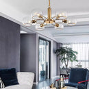 Modern Glass Chandelier for Kitchen Pendant Light Minimalist Creative Bedroom Dining Room Ljojo