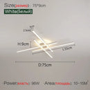 Ljojo Line Sense LED Ceiling Light for Living Room Bedroom