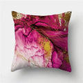 Ljojo Marble Ocean Sea Pattern Polyester Throw Pillow Cover - Home Sofa Decor