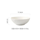 Ljojo Matte Stone Patterned Ceramic Ramen Soup Salad Fruit Noodle Bowl Large Capacity