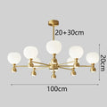 Ljojo LED Pendant Chandeliers for Modern Home Decor and Indoor Lighting