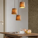 Wabi-Sabi Style Imitation Wood Grain Pendant Lights Vintage Retro Chandelier by Ljojo