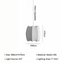Wabi-sabi Silk Modern LED Pendant Light Fixture - Ljojo