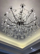 European Crystal Chandelier E14 Retro Loft Living Room Candle Lighting by Ljojo