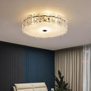 Ljojo Maple Leaf Crystal Glass Ceiling Chandelier for Luxury Living Room Bedrooms