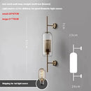 Ljojo Glass Led Wall Lamp Modern Nordic Living Room Lighting