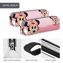 Ljojo Mickey Mouse Minnie Pencil Case: Big Capacity Zipper Pencil Pouch for Kids.