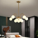 Modern Glass Ball LED Chandelier for Living Dining Room Kitchen Bedroom by Ljojo