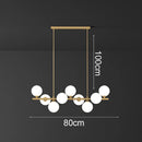 Dinning Room Bubble Glass LED Pendant Light | Nordic Bar Chandelier Art Home Decor | Ljojo