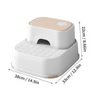 Ljojo Kids Non-Slip Step Stool Ottoman for Safe Potty Training & Living Room