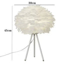 LED Flower Design Glass Table Lamp for Bedroom - Romantic Pastoral Reading Light by Ljojo