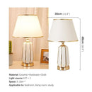 Ljojo Luxe Ceramic Table Lamp for Elegant Living Spaces