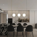 Modern Minimalist LED Pendant Light Cream Bubble Chandelier Home Decor by Ljojo