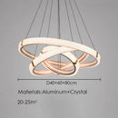 Ljojo Luxury Acrylic LED Pendant Chandelier for Home Decor