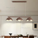 Modern LED Wooden Lampshade Pendant Lights for Living Room Dining Room | Ljojo