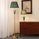 European Retro Ceramic Floor Lamp - Home Decoration Standing Light for Living Room by Ljojo