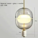 Modern Luxury Glass LED Pendant Chandelier Lamps by Ljojo for Home Decor Lighting
