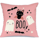 Halloween Ghost Pillowcase Set for Home Sofa, Pink Purple 45x45 - Ljojo Brand