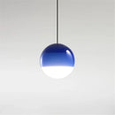 Nordic Gradient Glass Dome Pendant Lamp Living Room Chandelier by Ljojo