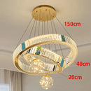 Ljojo Luxury Crystal Chandelier for Living Room and Bedroom Lighting