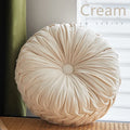 Ljojo 3D Pumpkin Round Pillow - Boho Floor Cushion for Home Decor