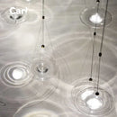 Ljojo Modern Creative Design Glass Chandelier Water Drop Minimalist Art Decoration Flying Saucer Lamp