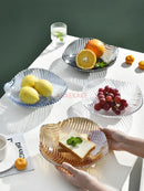 Ljojo Melon Seed Fruit Plate Glass Plate | Modern Living Room Creative Snack Plate