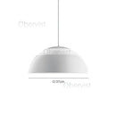 Designer Aluminum Pendant Lamp Hanging Light for Dining Room by Ljojo | Elegant Kitchen Island Suspension