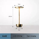 Ljojo LED Industrial Style Charging Desk Lamp Touch Dimming USB Night Light