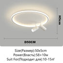 Ljojo LED Ceiling Light: Modern Spotlight Chandelier for Home Lighting in Living Room