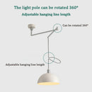 Nordic Designer Adjustable LED Pendant Light for Dining Kitchen Island by Ljojo.