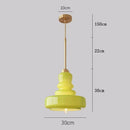 Ljojo Bauhaus Glass Pendant Lamp Ceiling Suspension for Kitchen Island Bedroom Dining Room