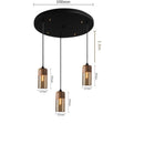 Nordic Wood Grain Color Led Pendant Lamp Modern Glass Pendant Lamp by Ljojo