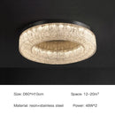 Ljojo Luxury Modern LED Crystal Ceiling Hotel Restaurant Hanging Lamp - Home Decor Lighting
