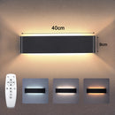 Ljojo 16W Remote Control Dimming LED Wall Light Modern Indoor Wall Lamp