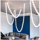 Elegant Glass Gold Pendant Light by Ljojo for Living Room Staircase Foyer