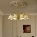 Ceramic Chandelier: Elegant American Master Bedroom Light by Ljojo