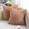 Ljojo Luxury Fluffy Fur Pillow Cover Modern Home Decorative Cushions