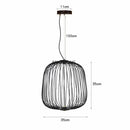 Foscarini Spokes 1/2 Suspension Pendant Light: Elegant White Birdcage Lamp for Dining Room