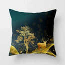 Golden Tree Forest Pillow Case by Ljojo: Car/Home Sofa Bed Decor, 45x45cm Decorative Cushion Cover