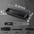 Ljojo Melamine Dinner Plate: Thick & Non-Slip Hot Pot Tray for Kitchen Storage