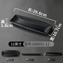 Ljojo Melamine Dinner Plate: Thick & Non-Slip Hot Pot Tray for Kitchen Storage