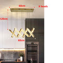 Ljojo Luxury Crystal Chandelier Pendant Light for Living and Dining Room
