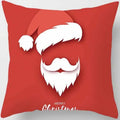 Christmas Elk Print Pillowcase 45x45cm for Sofa, Car, Bedroom, Living Room by Ljojo
