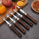 Ljojo Melon Spoon and Carving Knife Set for DIY Fruit Platter and Ice Cream Scoop