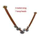 Ljojo™ Leather Chandelier Pendant Light for Kitchen Dining Living Room